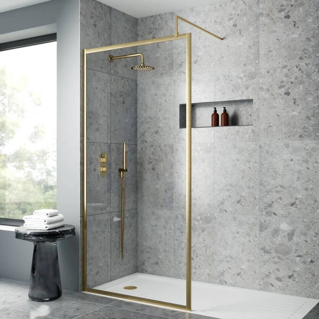 Brushed Brass Shower Enclosures BathLab — free download