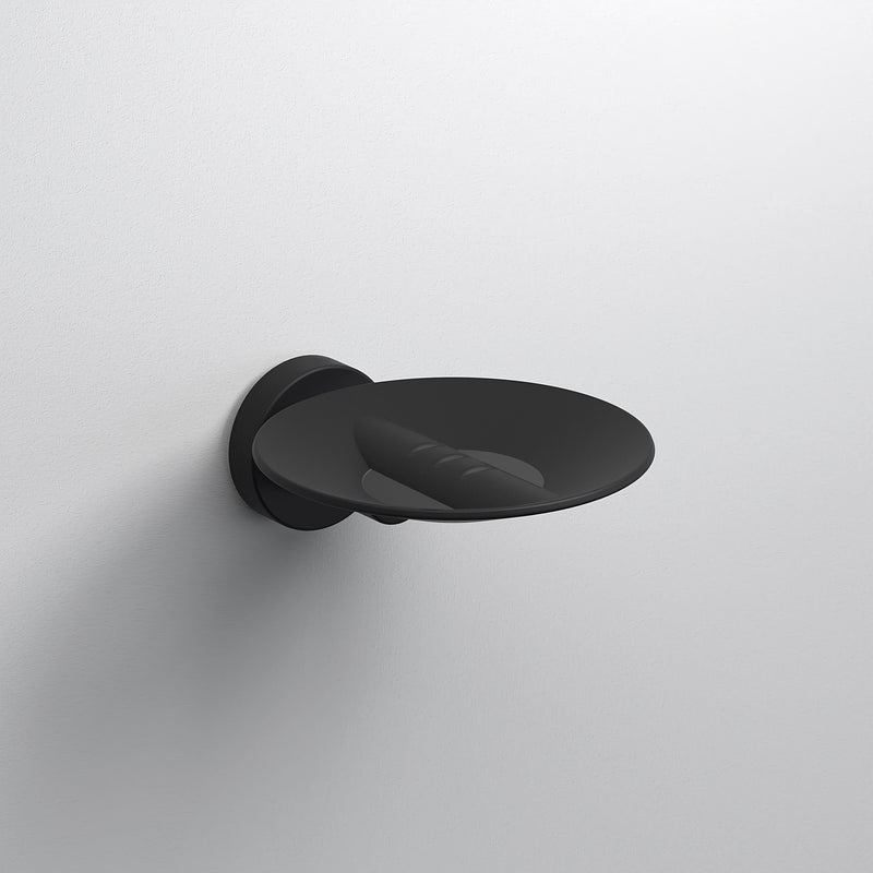 Sonia Tecno Project Metal Soap Dish - Matt Black