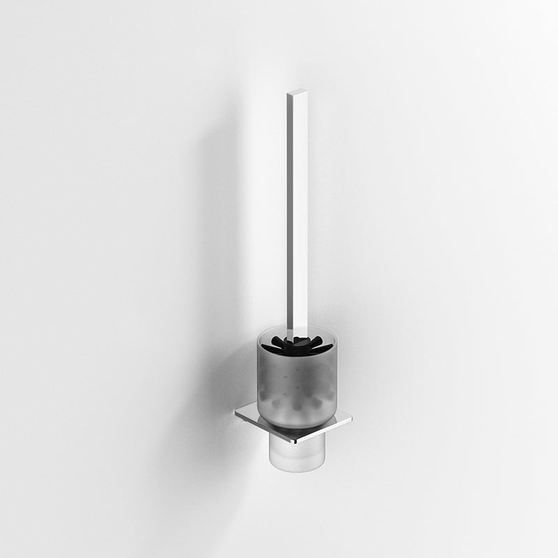 Sonia S Cube WC Brush Set - Chrome