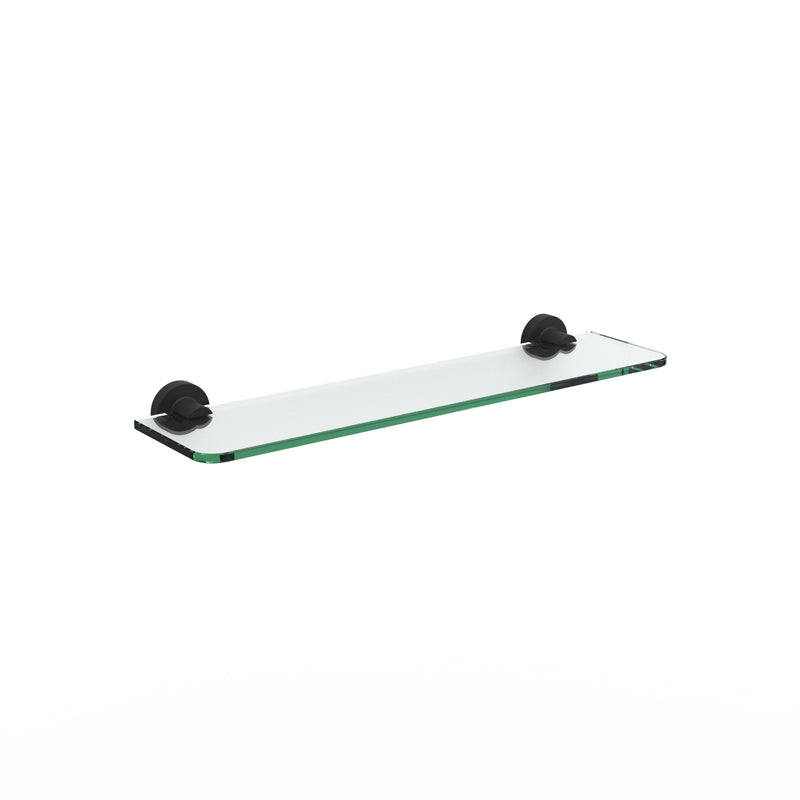Sonia Tecno Project Glass Shelf 50cm - Matt Black