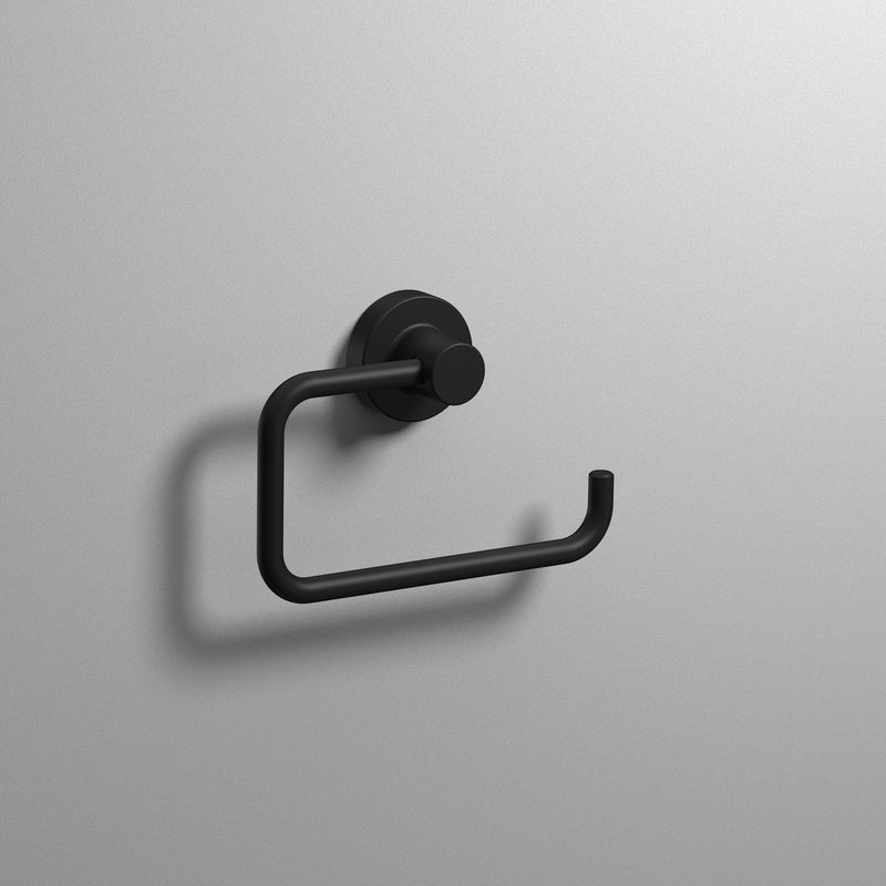 Sonia Tecno Project Open Toilet Roll Holder - Matt Black
