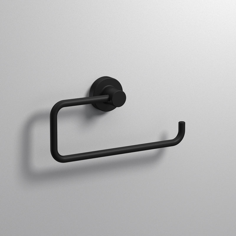 Sonia Tecno Project Open Towel Ring - Matt Black