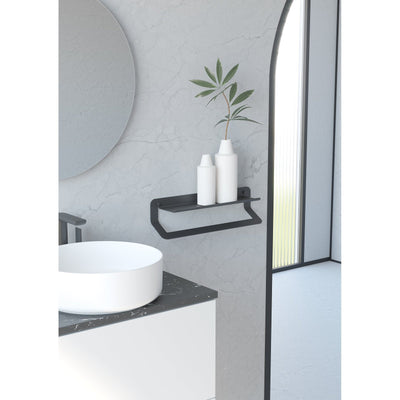 Sonia Quick Towel Rail & Shelf 45cm - White