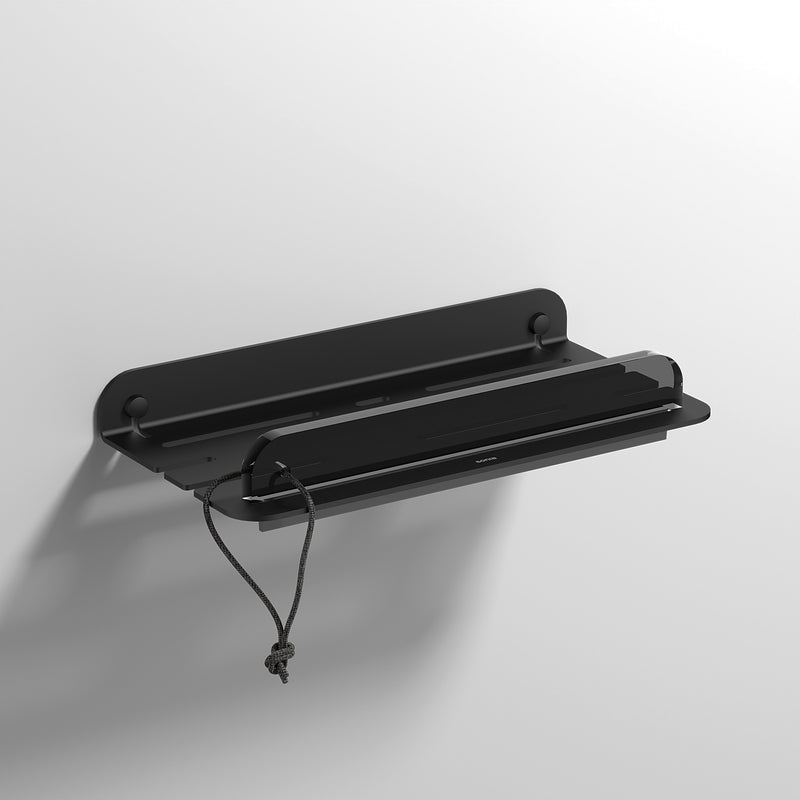 Sonia Quick Open Shower Shelf - Black