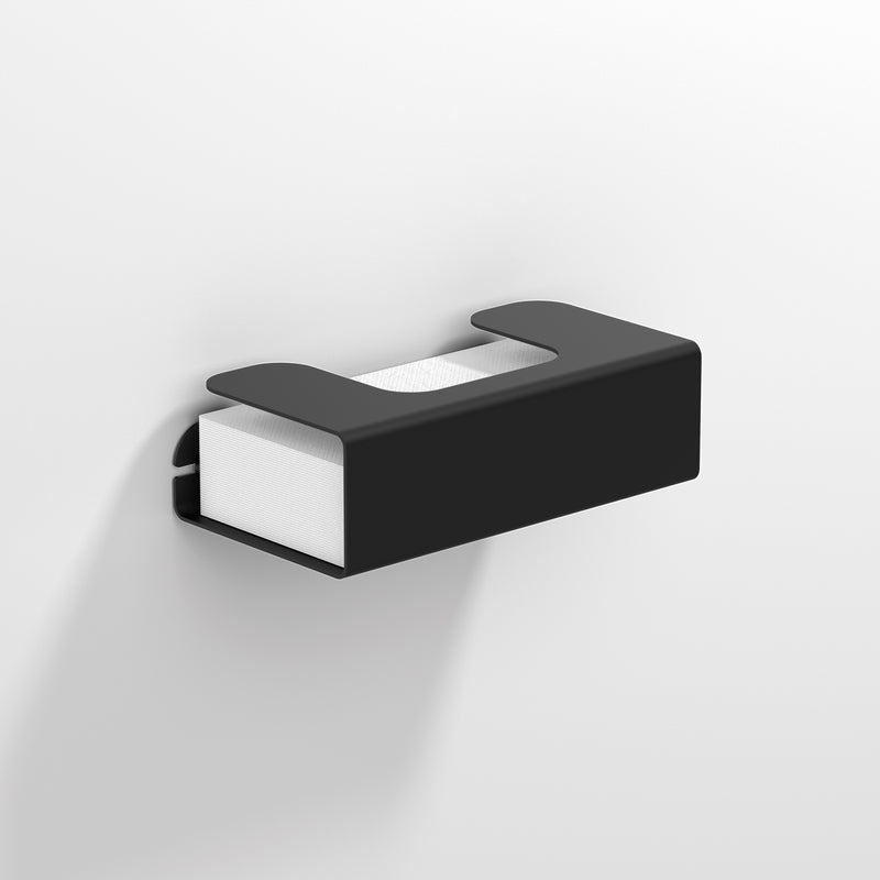 Sonia Quick Tissue Box / Towel Holder - Black