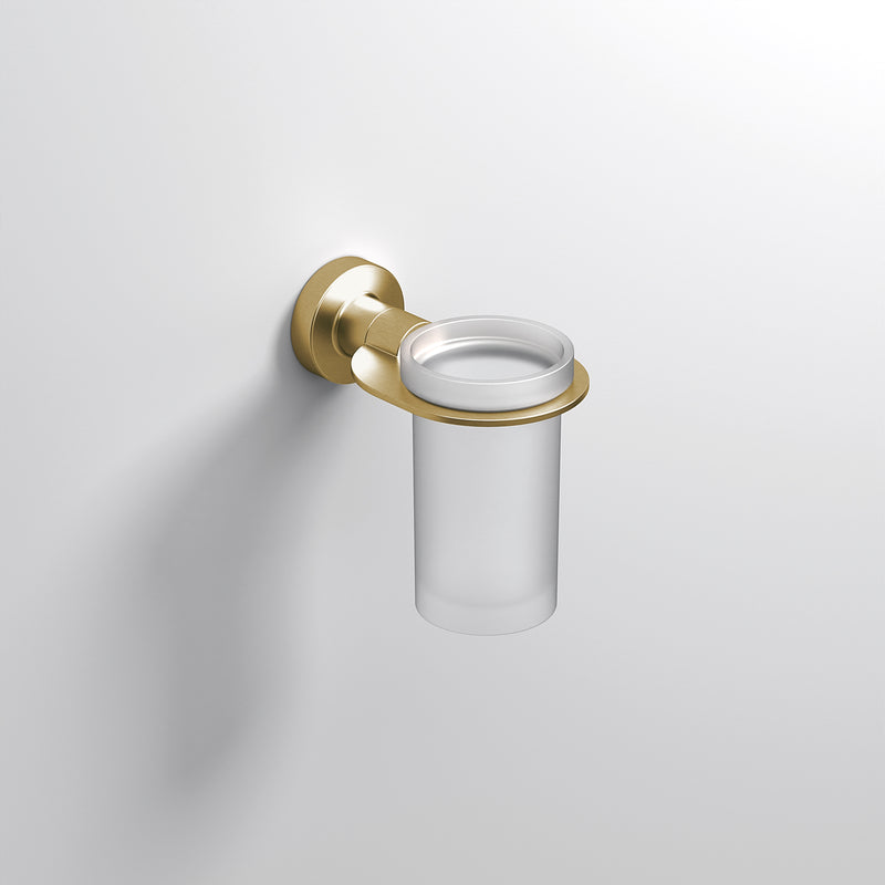 Sonia Tecno Project Tumbler Holder - Brushed Brass