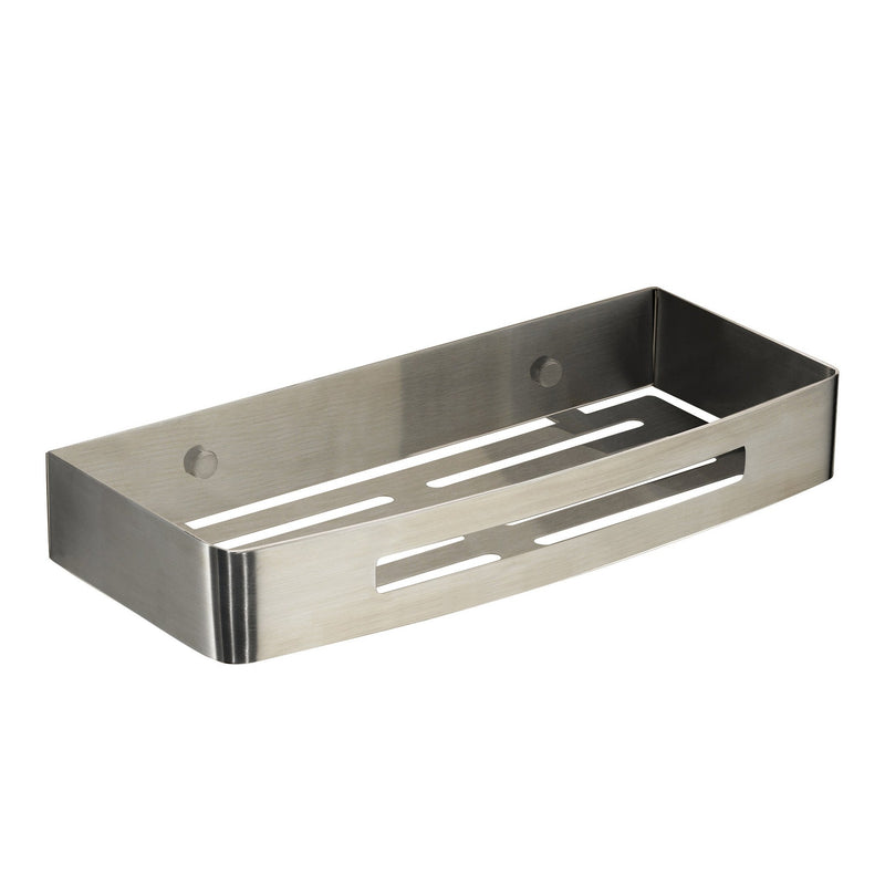 Nerva Shower Basket - Brushed Stainless Steel
