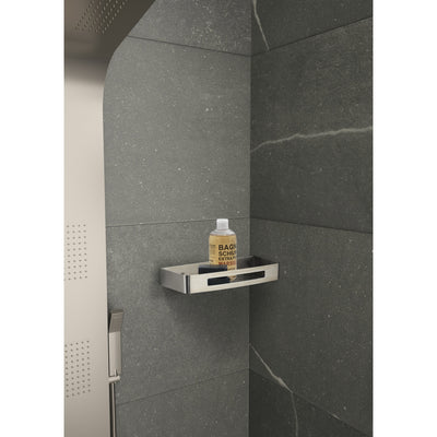 Nerva Shower Basket - Brushed Stainless Steel