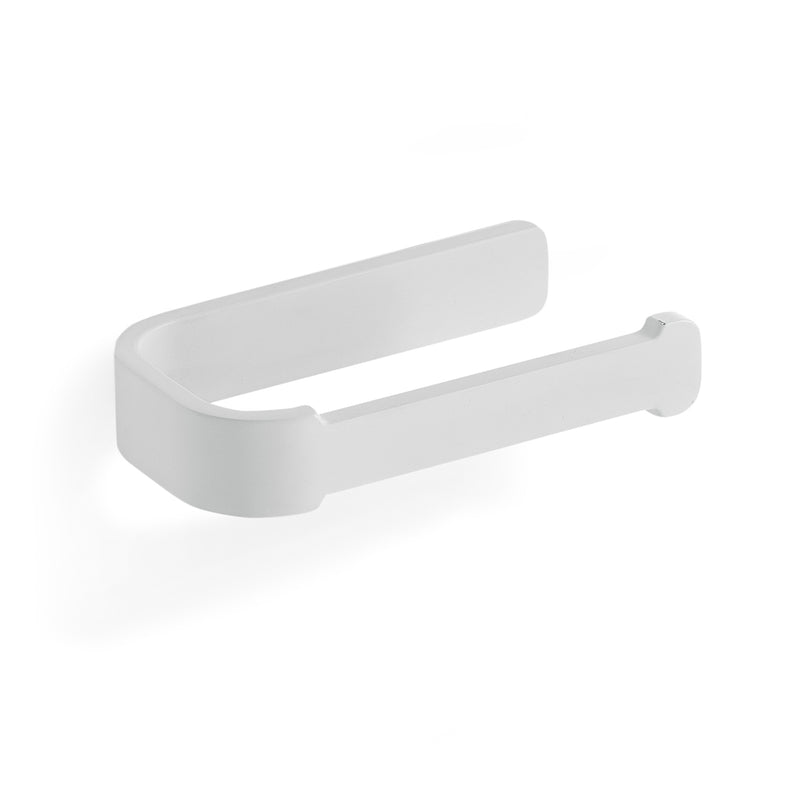 Gedy Outline Open Toilet Roll Holder - Matt White