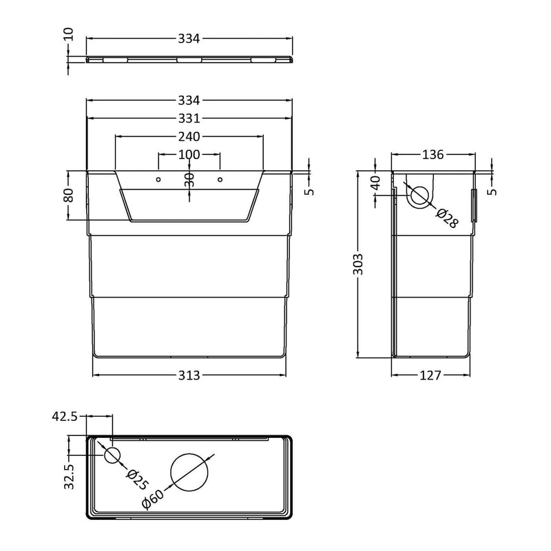 Eden Compact White WC Unit + Cape Back To Wall Toilet Bundle With Round Chrome Flush Button