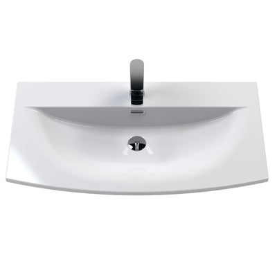 Hudson Reed Juno Wall Hung 800mm Vanity Unit With 2 Drawers & Ceramic Basin