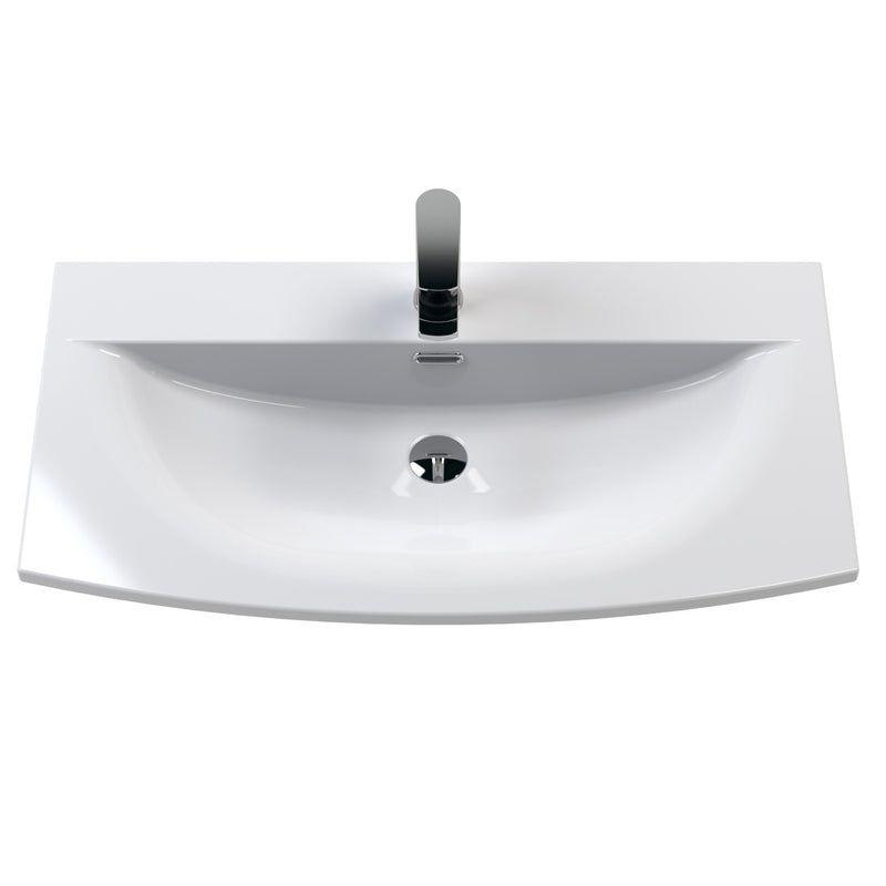 Hudson Reed Juno Wall Hung 800mm Vanity Unit With 2 Drawers & Ceramic Basin
