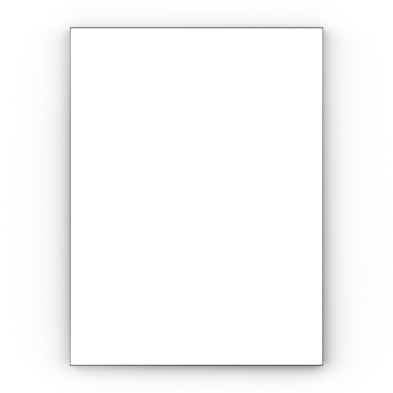 Origins Living Tate Rectangular Mirror 60x80cm - Matt Black