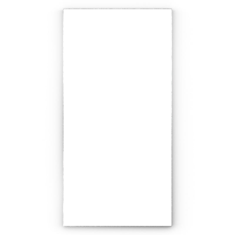 Origins Living Tate Rectangular Mirror 140x70cm - Polished Aluminium