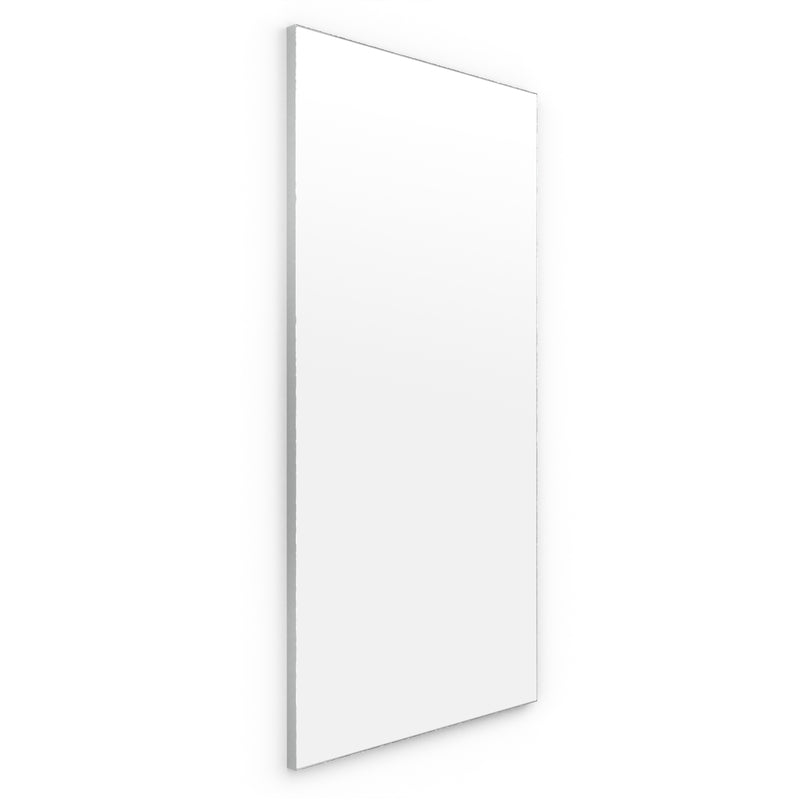 Origins Living Tate Rectangular Mirror 140x70cm - Polished Aluminium