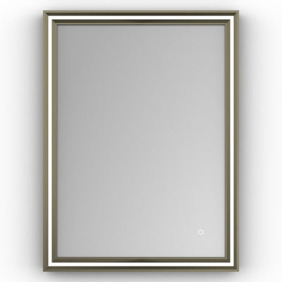 Origins Living Lexington LED Illuminated Mirror 60 Brushed Bronze - 600 x 800mm