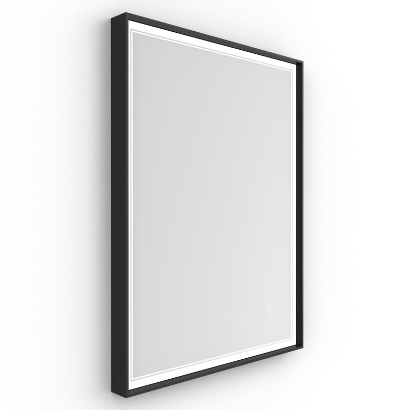Origins Living Astoria LED Illuminated Mirror 60 - 60x80cm - Black
