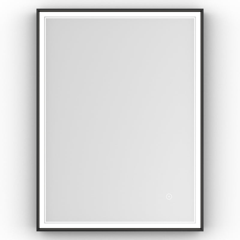 Origins Living Astoria LED Illuminated Mirror 60 - 60x80cm - Black