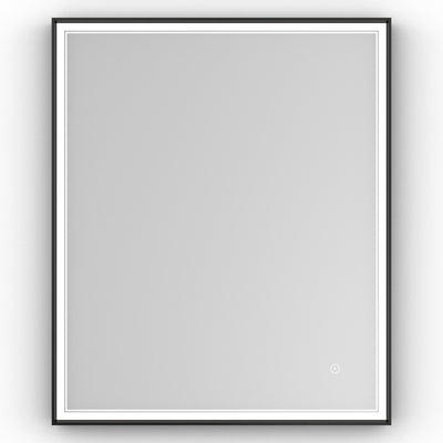 Origins Living Astoria LED Illuminated Mirror 75 - 75x90cm - Black