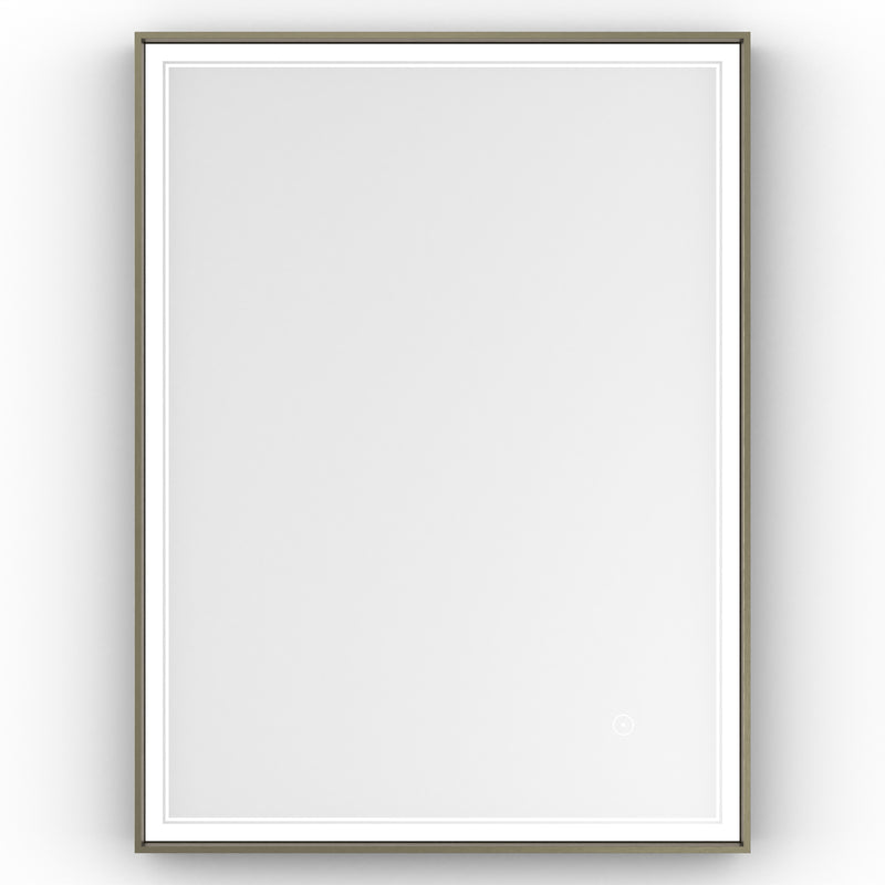Origins Living Astoria LED Illuminated Mirror 60 - 60x80cm - Brushed Bronze