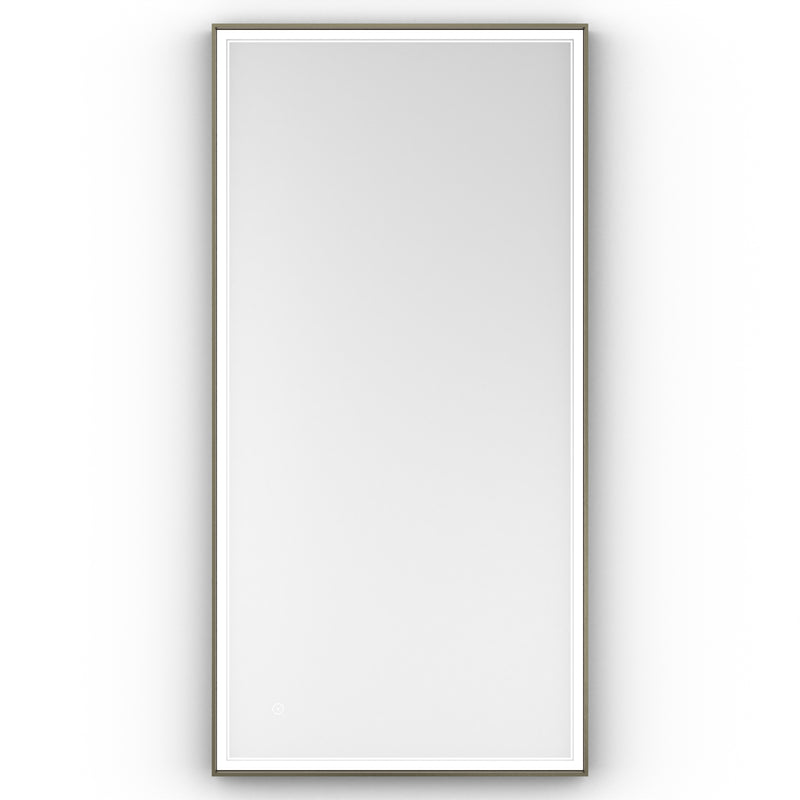 Origins Living Astoria LED Illuminated Mirror 140 - 140x70cm - Brushed Bronze