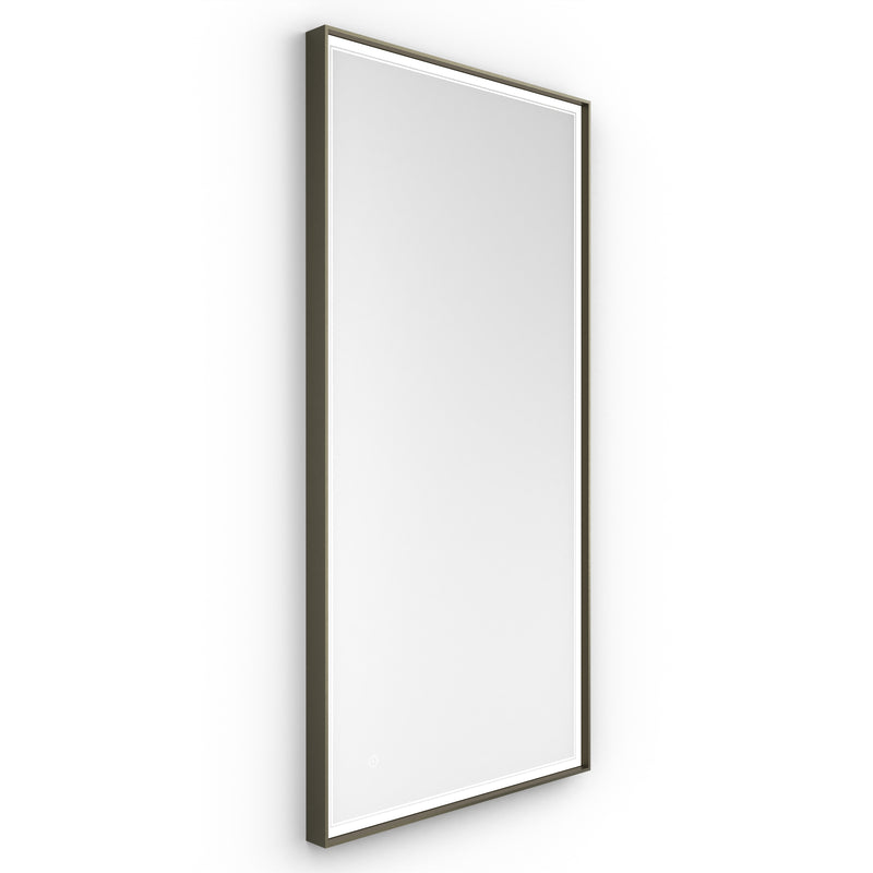 Origins Living Astoria LED Illuminated Mirror 140 - 140x70cm - Brushed Bronze