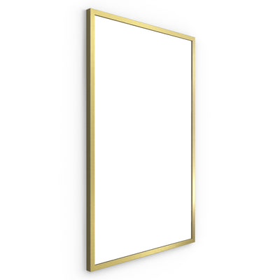 Origins Living Docklands Rectangular Mirror 50x80cm - Brushed Brass
