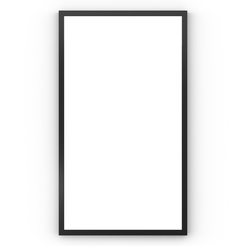 Origins Living Docklands Rectangular Mirror 40x70cm - Matt Black