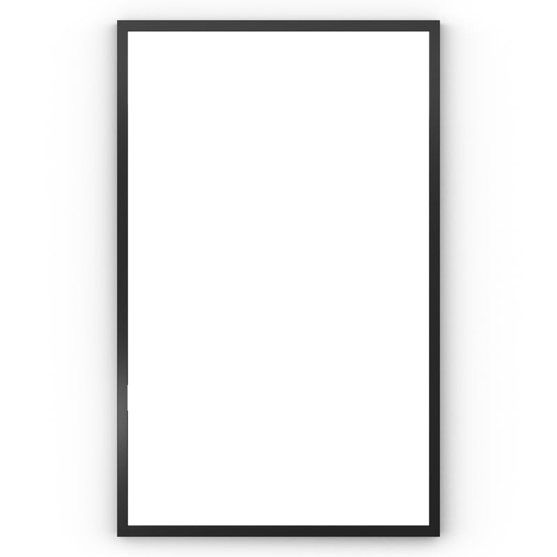 Origins Living Docklands Rectangular Mirror 50x80cm - Matt Black