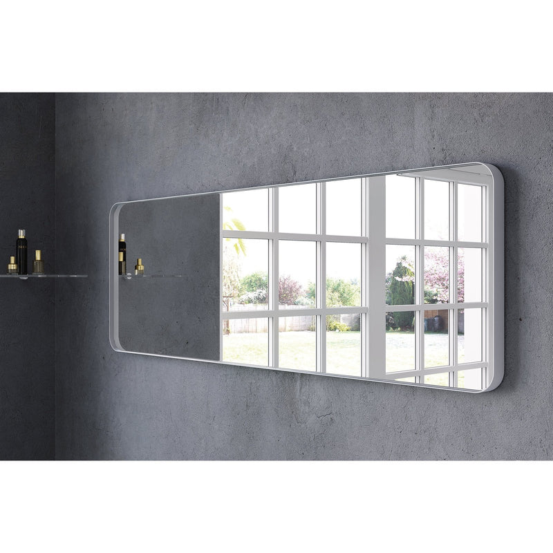 Origins Living City Rectangular Mirror 150x50cm - Matt White