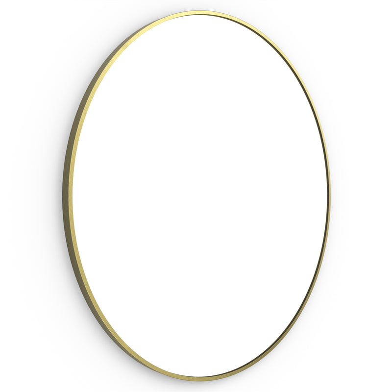 Origins Living Docklands Round Mirror 80cm -  Brushed Brass