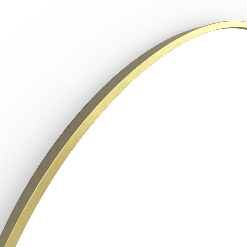 Origins Living Docklands Round Mirror 80cm -  Brushed Brass