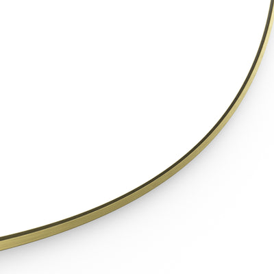 Origins Living Docklands Round Mirror 80cm -  Brushed Brass