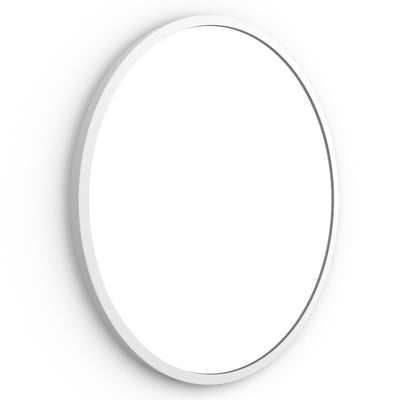 Origins Living Docklands Round Mirror 60cm -  Matt White