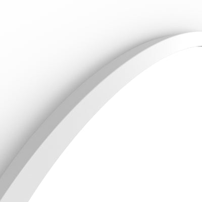 Origins Living Docklands Round Mirror 60cm -  Matt White