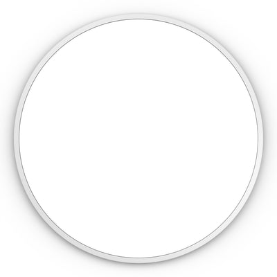 Origins Living Docklands Round Mirror 80cm -  Matt White