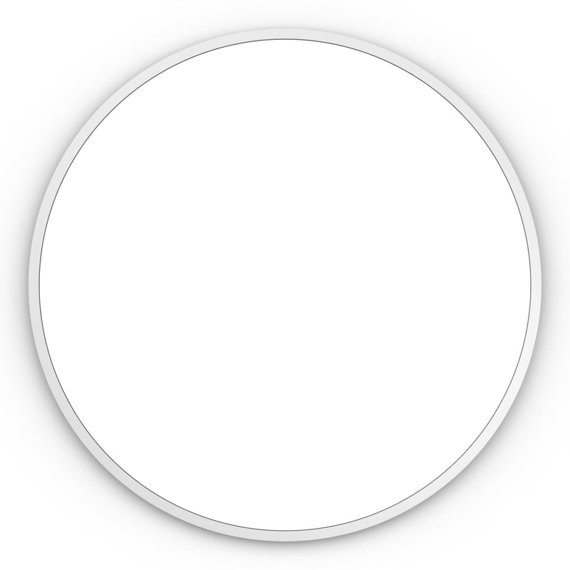 Origins Living Docklands Round Mirror 80cm -  Matt White