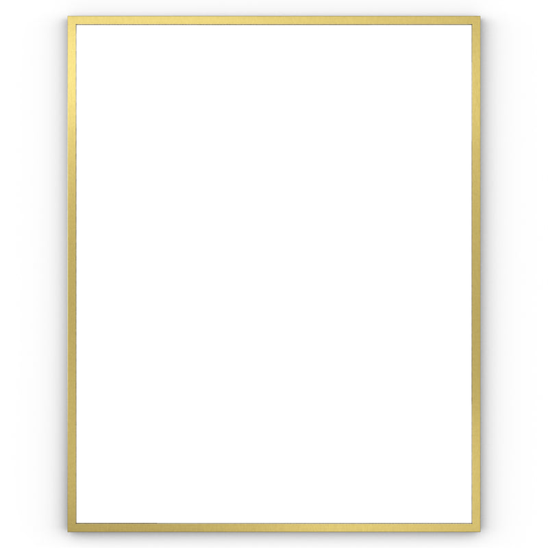 Origins Living Docklands Rectangular Mirror 80x100cm -  Brushed Brass