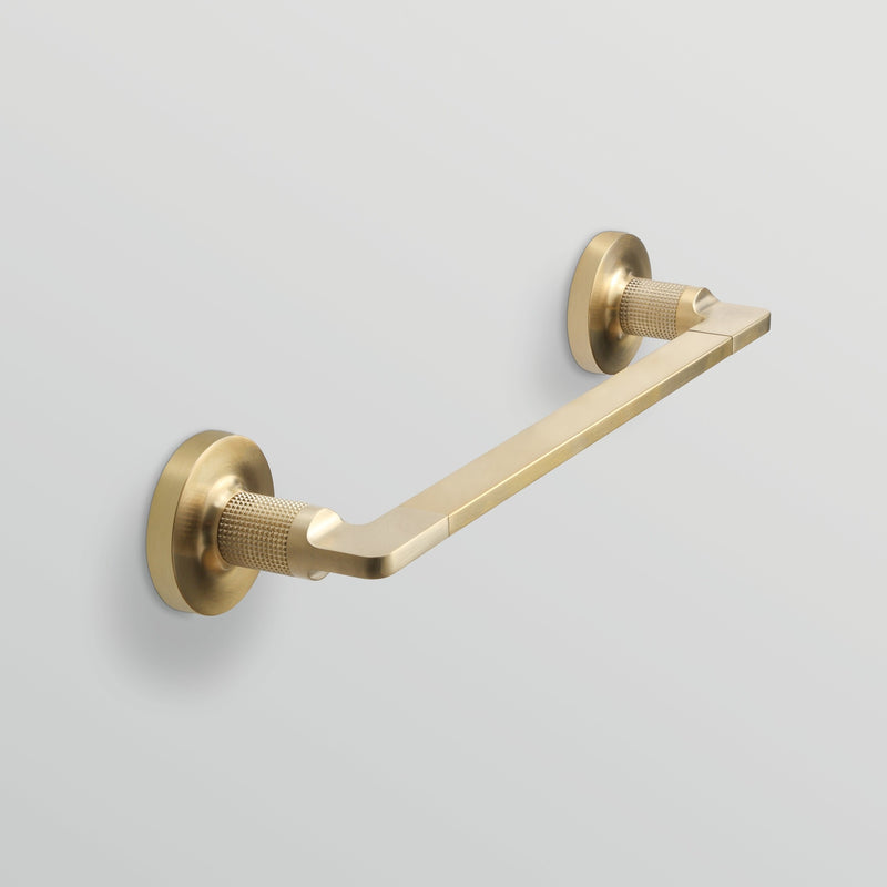 Baxter Towel Rail 35cm - Brushed Brass
