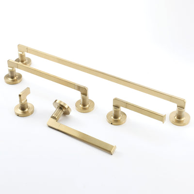 Baxter Towel Rail 35cm - Brushed Brass