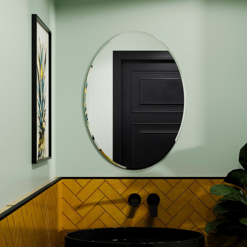 Origins Living Belvoir Oval Mirror 55 - 550 x 750mm