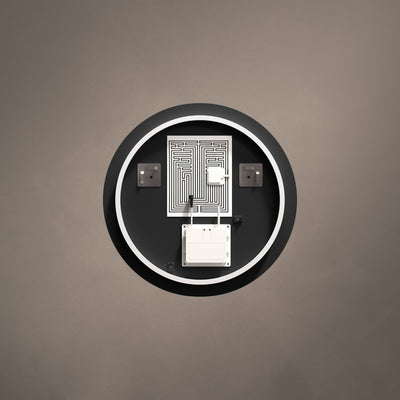 Claris Round Illuminated Mirror 60cm with Adjustable Dotless Lighting and Demister