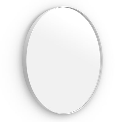Origins Living City Round Mirror 80cm - Matt White