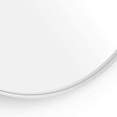 Origins Living City Round Mirror 80cm - Matt White