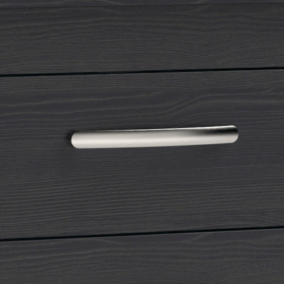 Cape 600mm Wall Hung 2 Drawer Vanity Unit & Worktop - Charcoal Black