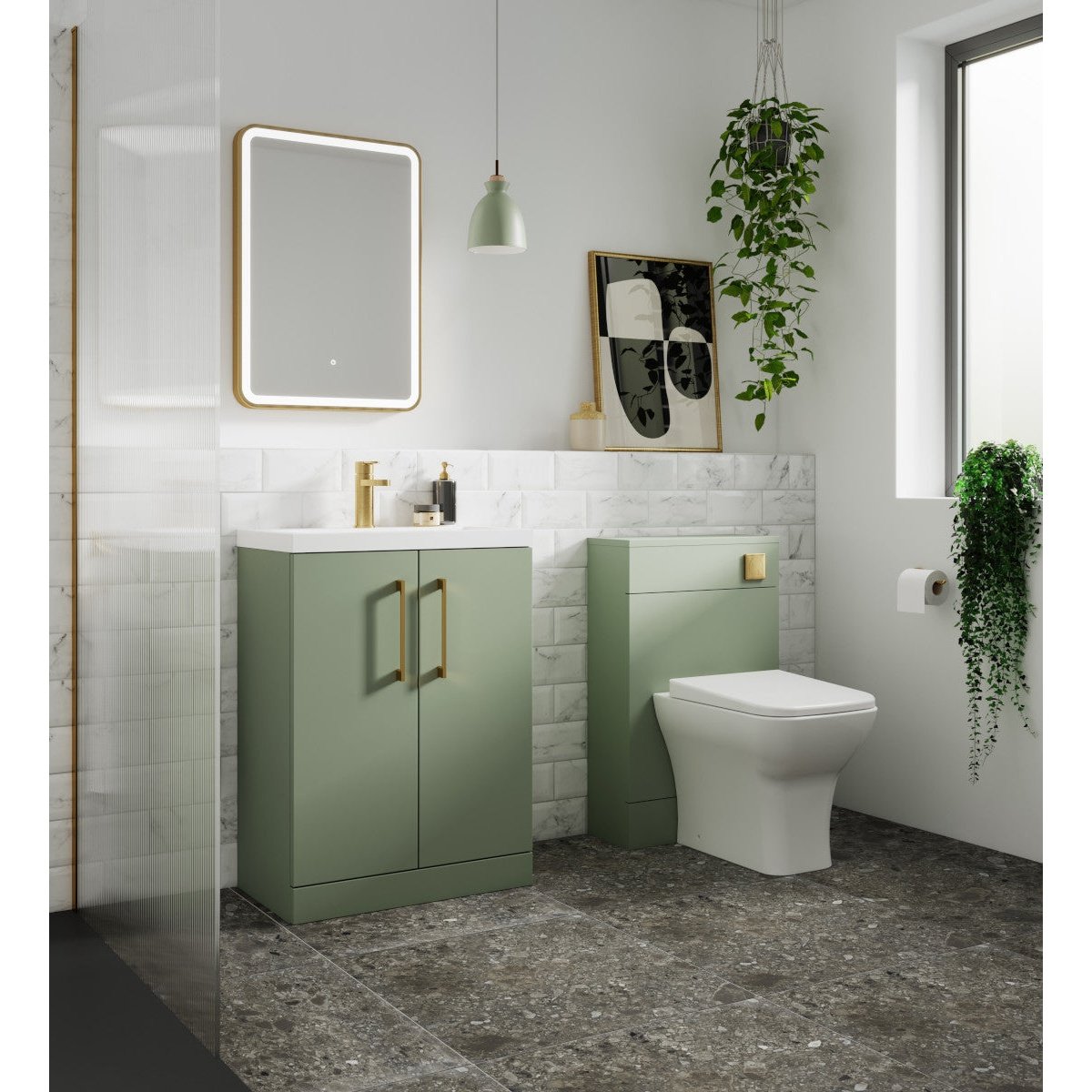 Como Rimless Back To Wall Toilet & Soft Close Seat