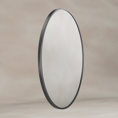 Origins Living Delphine Oval Mirror 55x80cm - Gunmetal
