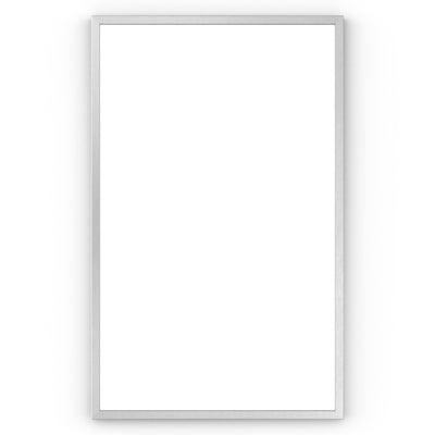 Origins Living Docklands Rectangular Mirror 50x80cm - Brushed Stainless Steel