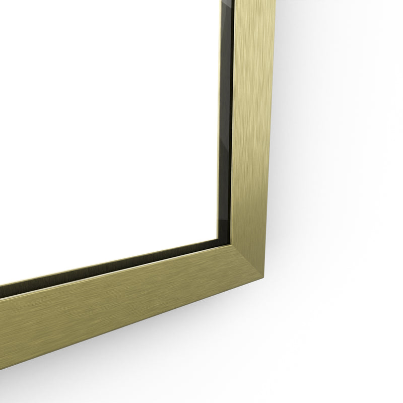 Origins Living Docklands Rectangular Mirror 41 40x100cm - Brushed Brass