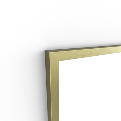 Origins Living Docklands Rectangular Mirror 41 40x100cm - Brushed Brass